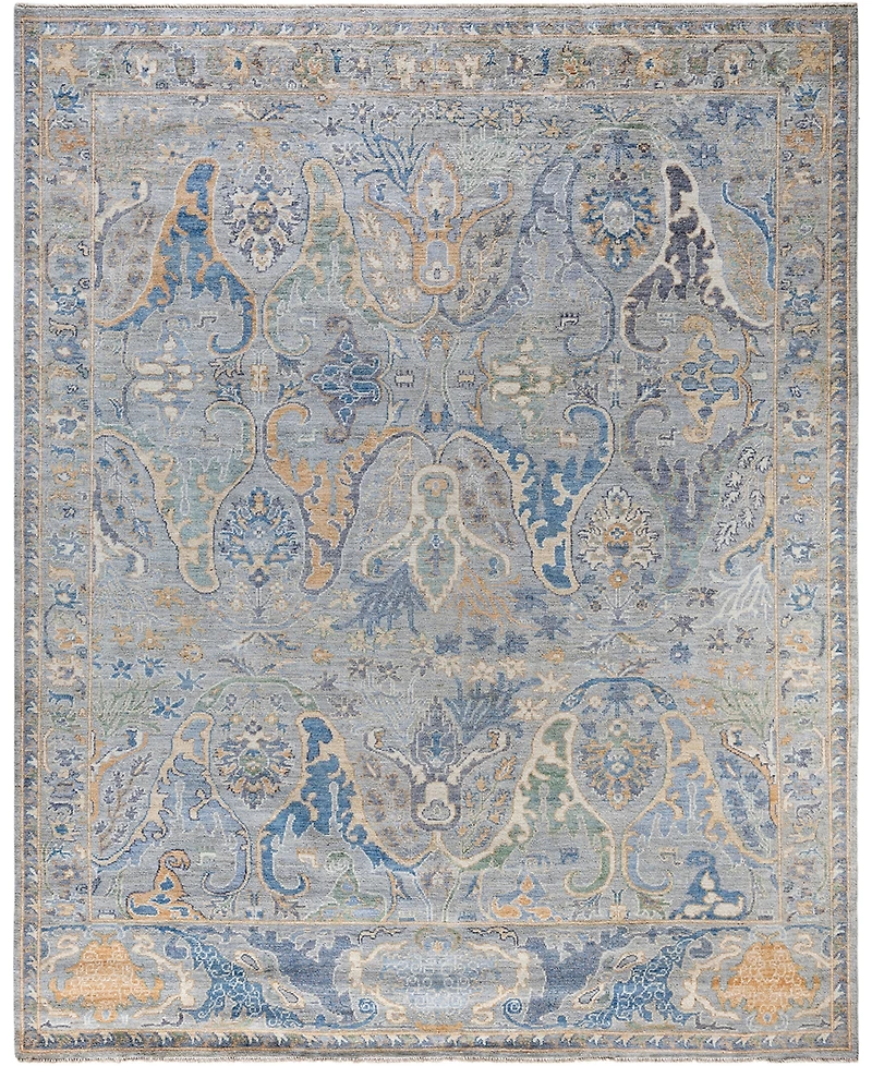 Adorn Hand Woven Rugs Colorful Oushak M1945 8'1''x9'11'' Area Rug