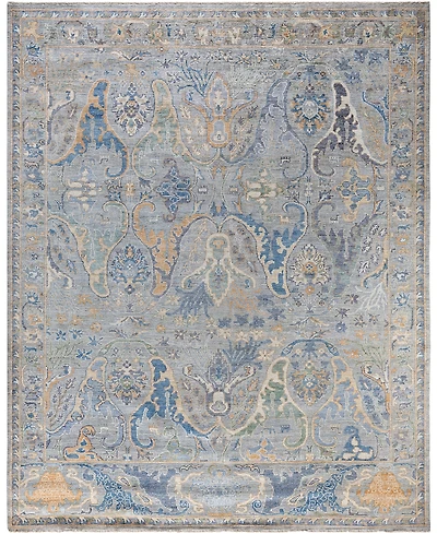 Adorn Hand Woven Rugs Colorful Oushak M1945 8'1''x9'11'' Area Rug