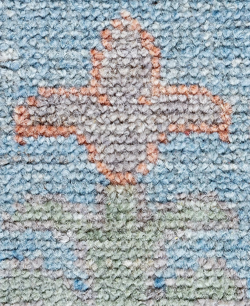 Adorn Hand Woven Rugs Colorful Oushak M1945 7'11''x9'11'' Area Rug