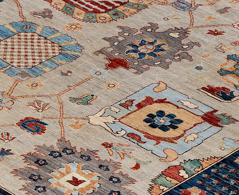 Adorn Hand Woven Rugs Colorful Oushak M1945 8'1''x9'9'' Area Rug