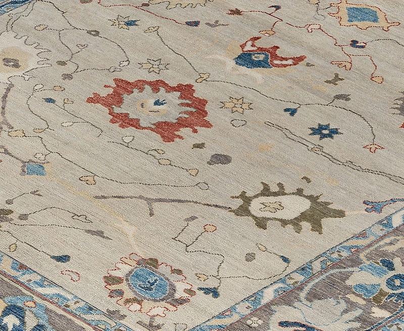 Adorn Hand Woven Rugs Colorful Oushak M1945 8'2''x9'10'' Area Rug