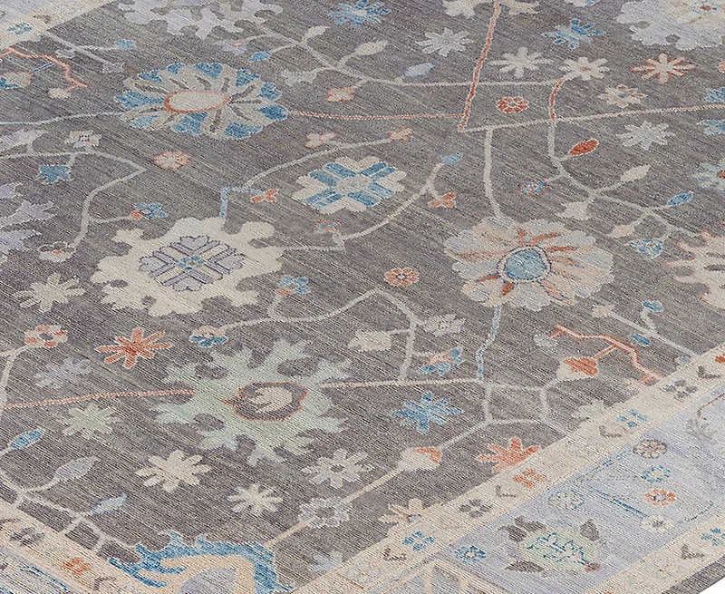 Adorn Hand Woven Rugs Colorful Oushak M1945 8'9''x11'8'' Area Rug