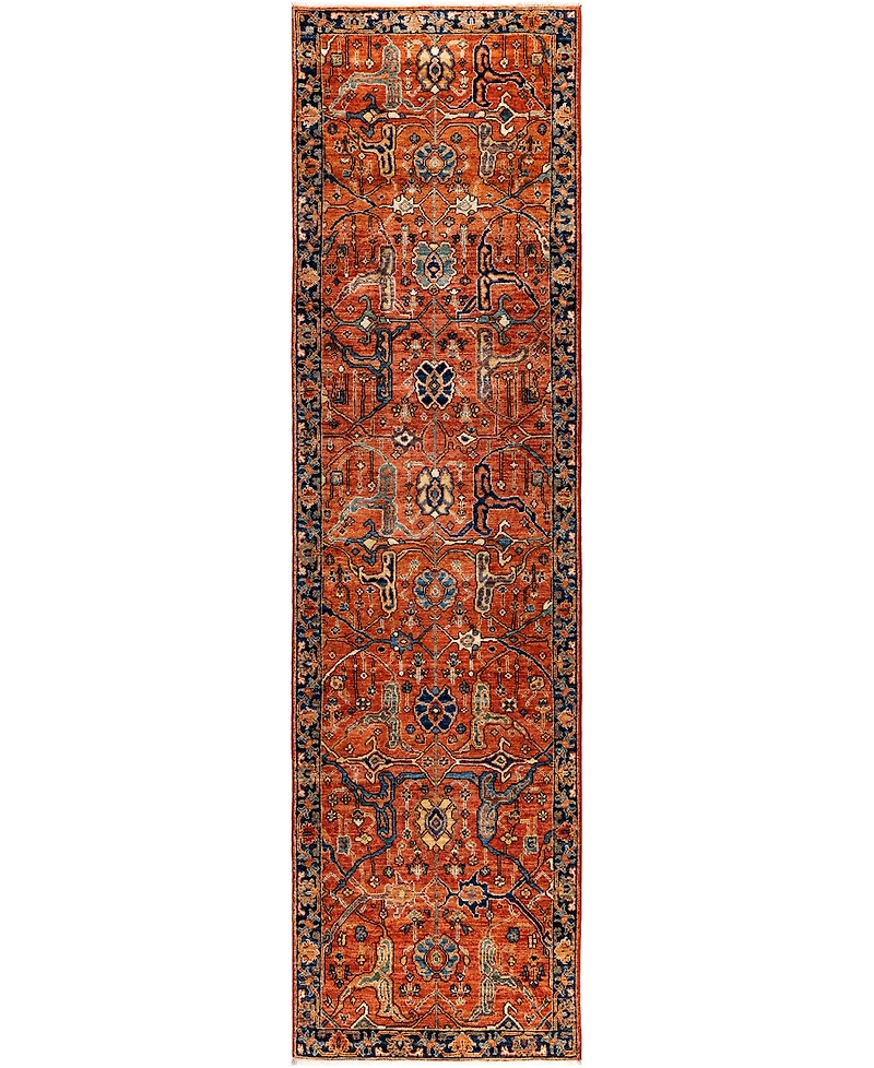Adorn Hand Woven Rugs Serapi M1945 2'8''x9'9'' Runner Area Rug