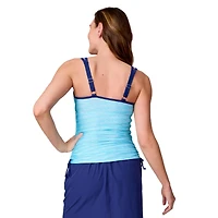 Free Country Women's Double Strap Tankini Top