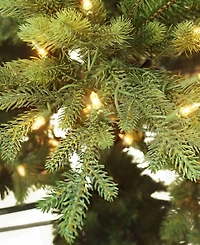 Puleo 9FT Pre-Lit Slim Bradford Fir Artificial Christmas tree