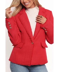 Petal and Pup Women's Simona Single Button Twill Blazer