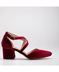 Dolly Low Block Heel Pumps