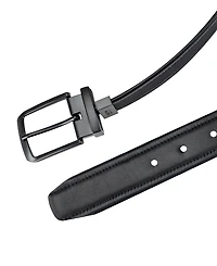 Kenneth Cole Reaction Men's 2-in-1 Fabric Inlay Reversible Stretch Belt