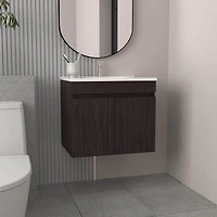 Tarentum Bathroom Vanity, 2 Doors, Shelves, White