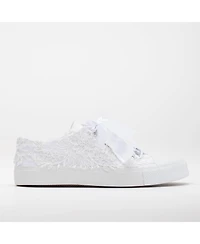 Belle Floral Lace Bridal Sneakers