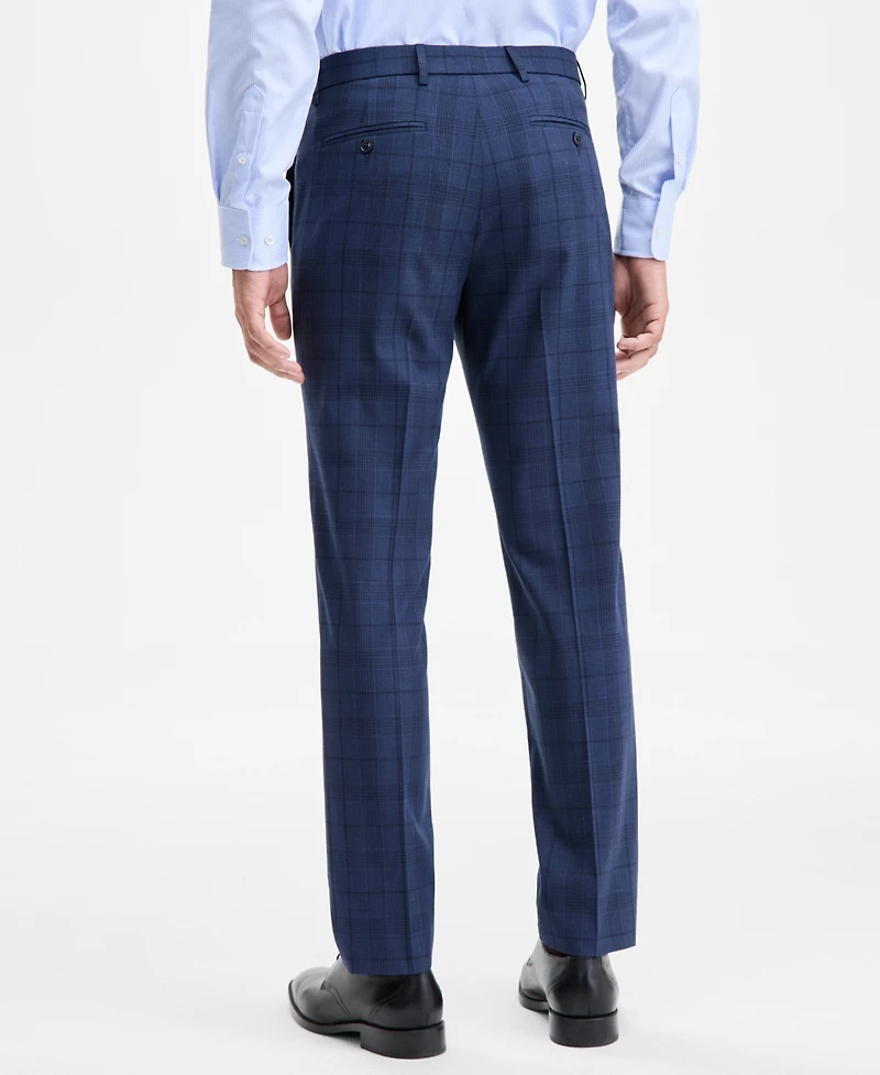 Tommy Hilfiger Men's Modern-Fit Th Flex Stretch Performance Plaid Pants