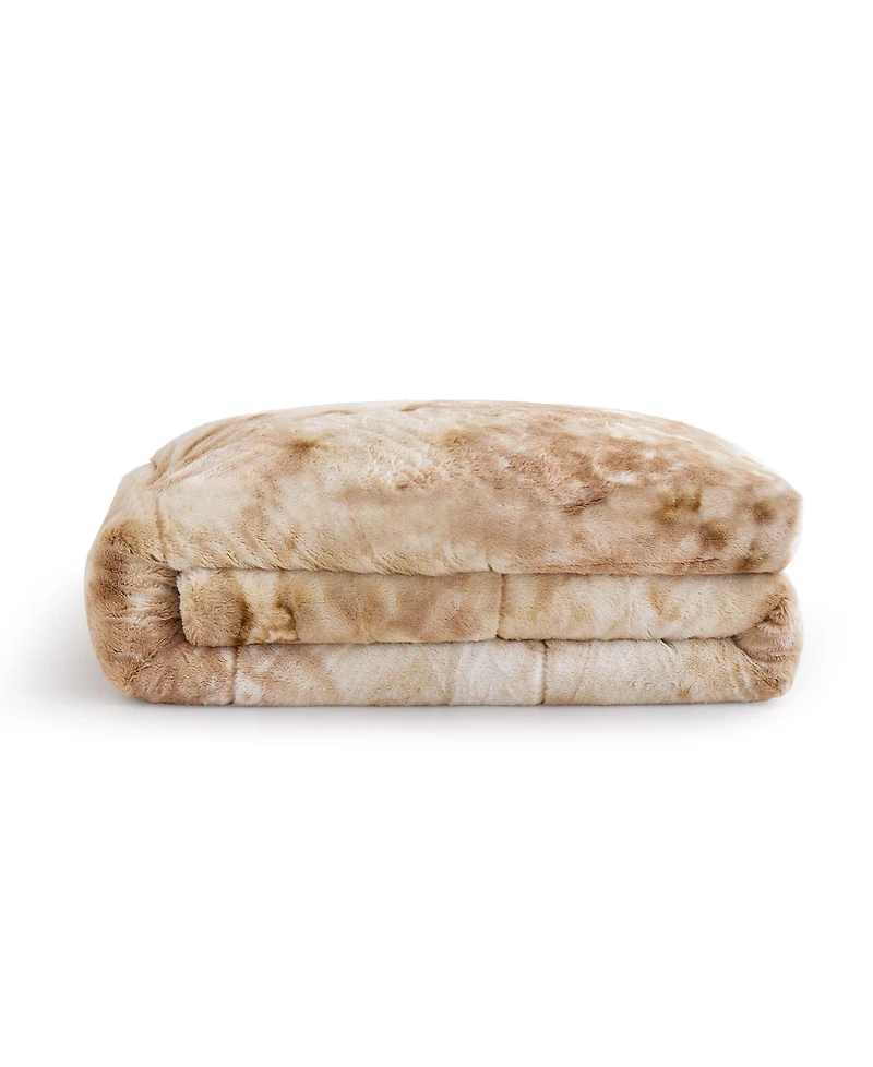 Unikome Reversible Medium Weight Plush Faux Fur Comforter
