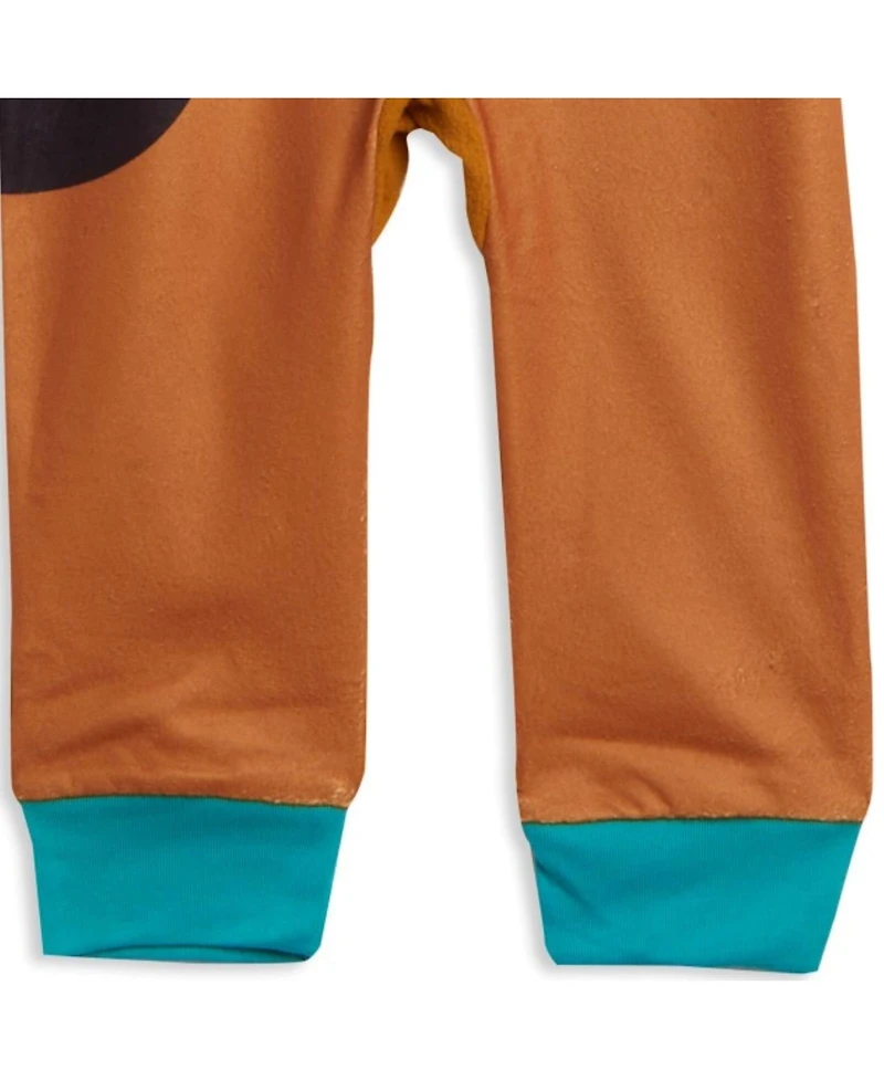 Scooby Doo Boys Warner Bros. Fleece Zip Up Cosplay Pajama Coverall
