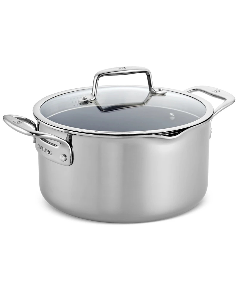 Zwilling Clad Cfx 10-Piece Stainless Steel Ceramic Nonstick Cookware Set