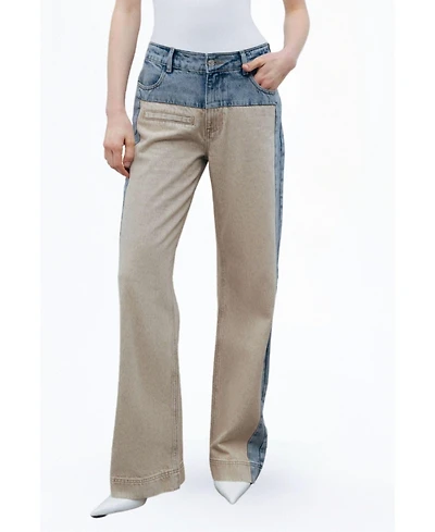 Nocturne Women's Washed High Waist Jeans