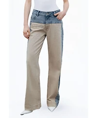Nocturne Women's Washed High Waist Jeans