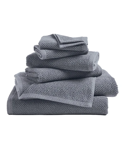 Linery & Co. Cotton Textured -Piece Bath Towel Set