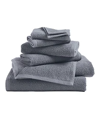 Linery & Co. Cotton Textured -Piece Bath Towel Set