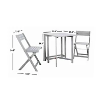 Gallo Balcony Bistro Set