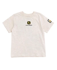 John Deere Boys T-Shirt Oatmeal Heather
