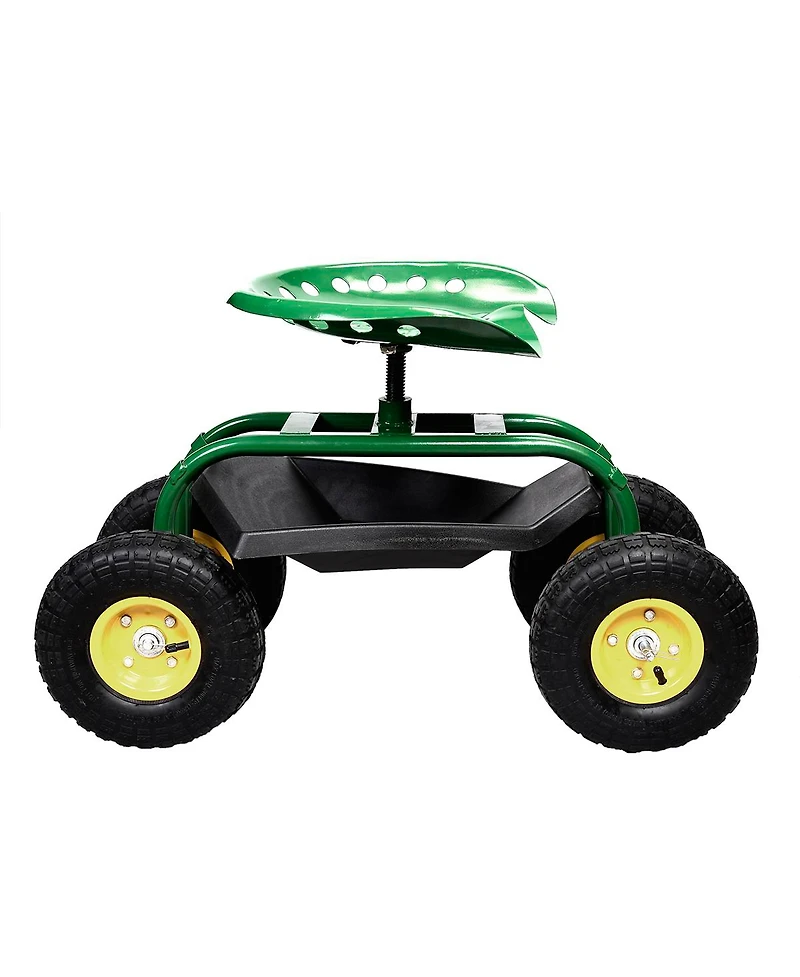 Garden Cart with Heavy Duty Tool Tray