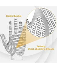 Wosofe Golf Gloves for Men s Left Hand Lycra Korean Nanometer Grip Soft Comfortable Pack of 2