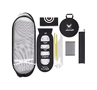 Wosofe Golf Practice Net Swing Hitting Training Aids Tri-Turf Mat Multi-Functional Home Backyard Chipping Gift Men Women Indoor Outdoor