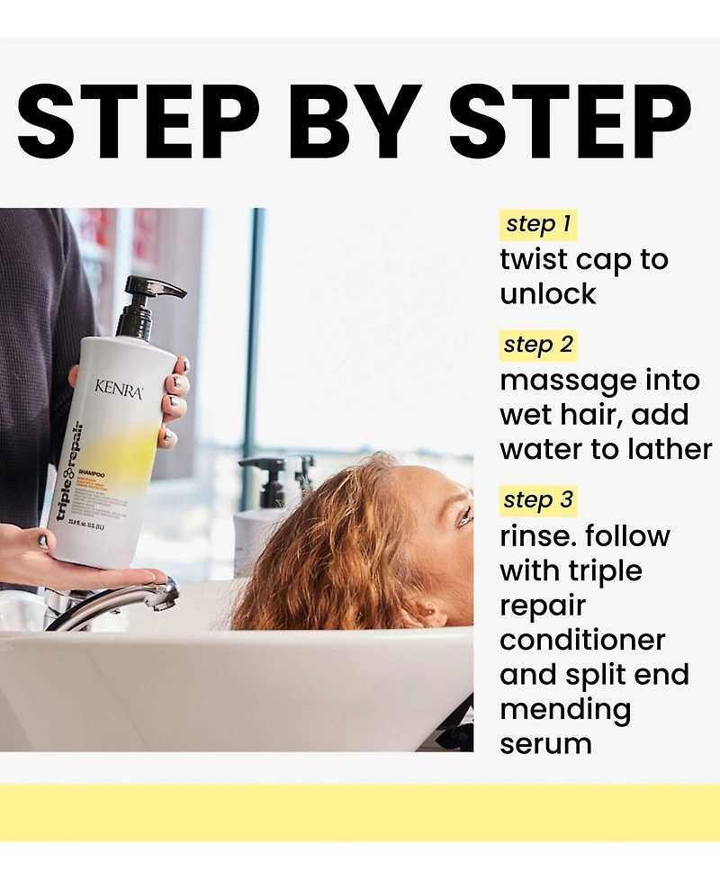 Kenra Professional Triple Repair Shampoo, 10.1 oz.