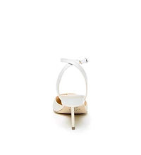 Alterre Women's White Marilyn Customizable Bridal Stilettos