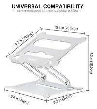 Laptop Notebook Stand Holder Adjustable Laptop Stand Portable Laptop Riser Compatible with MacBook Air Pro Hp Dell Xps Lenovo All Laptops 10-15.6"