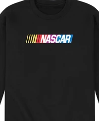 Airwaves Men's Nascar Logo Long Sleeve Fleece T-Shirt