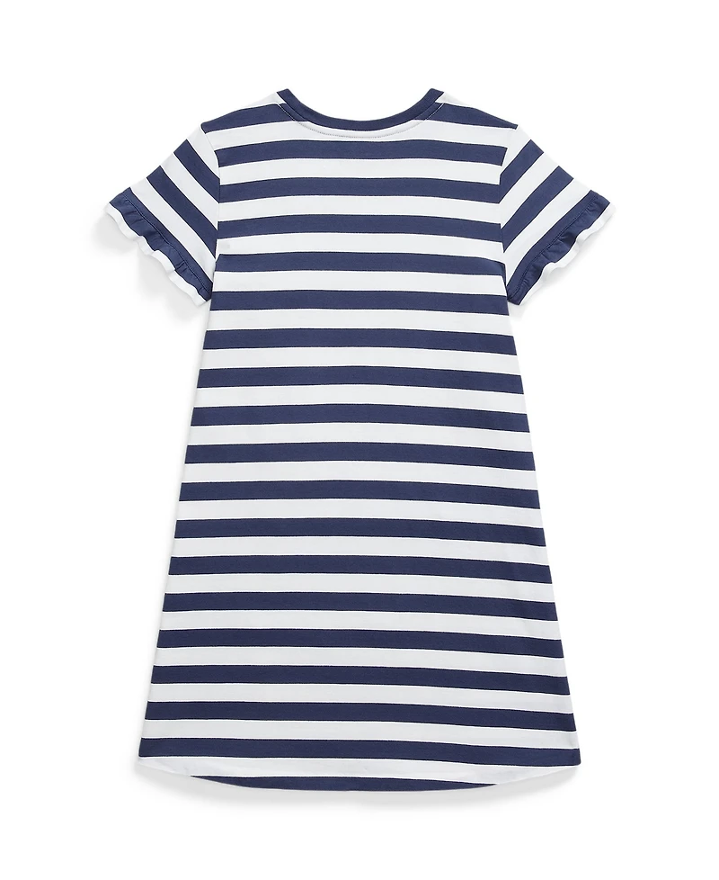 Polo Ralph Lauren Big Girls Striped Polo Bear Dress
