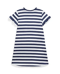 Polo Ralph Lauren Big Girls Striped Polo Bear Dress