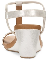 Style & Co Women's Mulan Embellished Wedge Sandals, Created Macy's