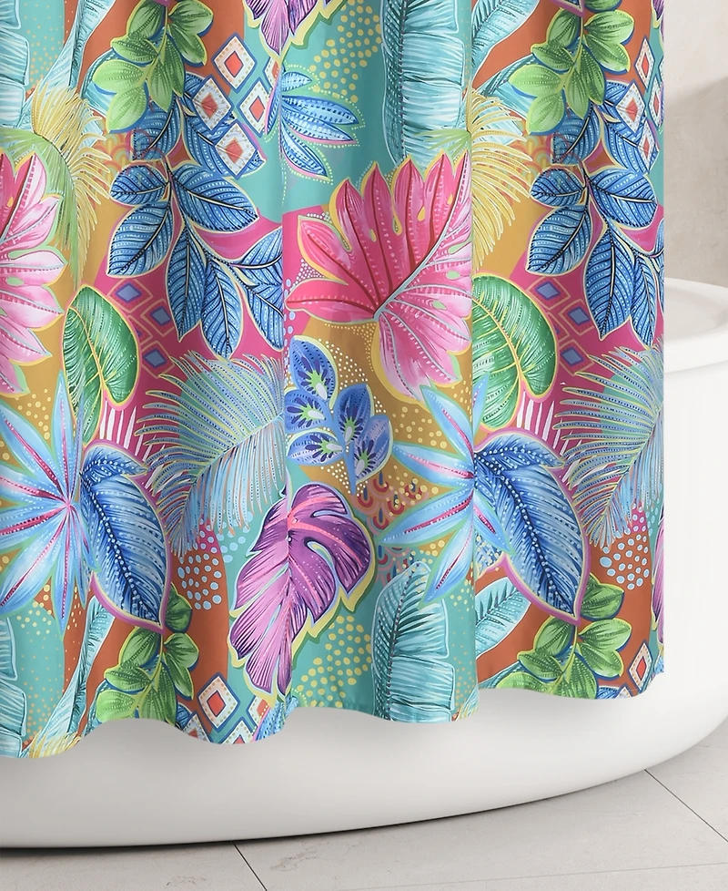 J Queen New York Hanalei Shower Curtain, 72" x 72"
