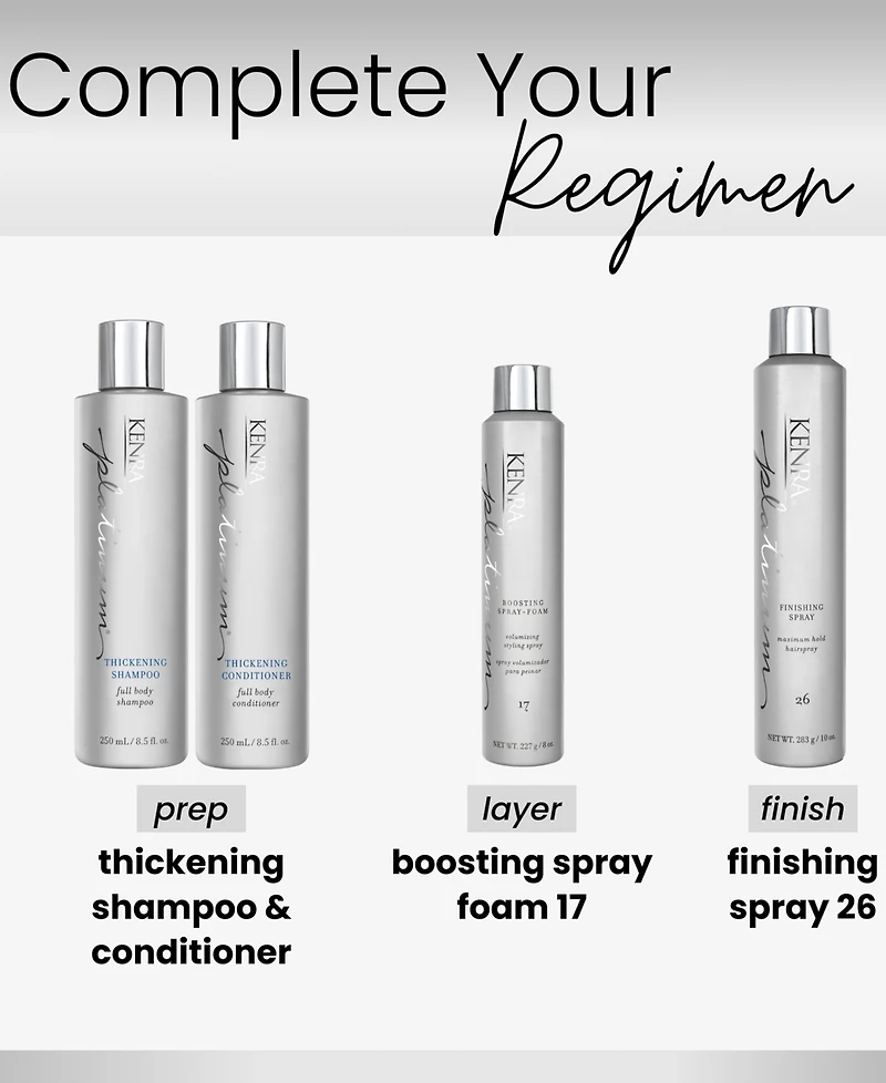 Kenra Professional Platinum Boosting Spray-Foam 17, 8oz