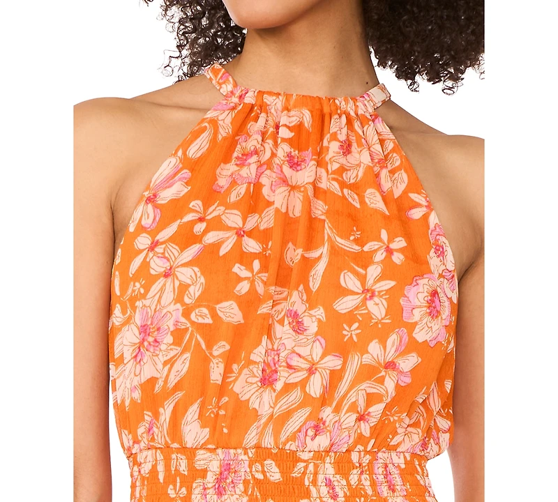 Sam & Jess Women's Floral Halter Maxi Dress