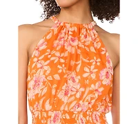 Sam & Jess Women's Floral Halter Maxi Dress