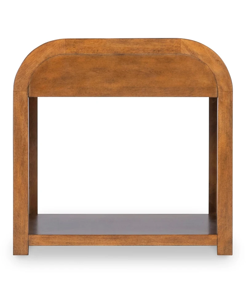 Prescott 25" Wood Mappa Burl End Table