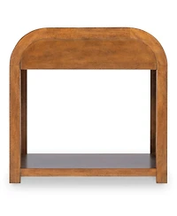 Prescott 25" Wood Mappa Burl End Table