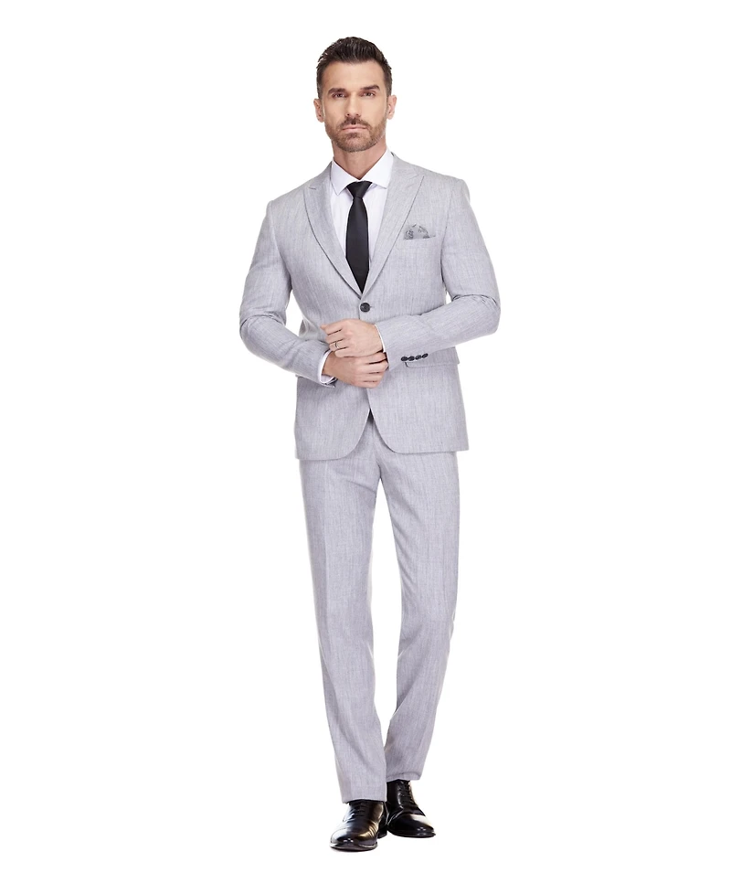 Gino Vitale Men's 2-Piece Stretch Slim-Fit Suit