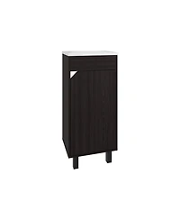 Yorkana Bathroom Vanity, 1 Door, 4 Legs, White