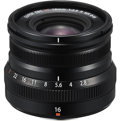Fujifilm Xf 16mm f/2.8 R Wr Lens, Black