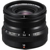 Fujifilm Xf 16mm f/2.8 R Wr Lens, Black