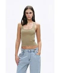 Nocturne Women's Printed Detail Crop Top