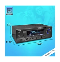 Pyle Bluetooth 300W Home Theater Stereo Amplifier Receiver - PT272AUBT