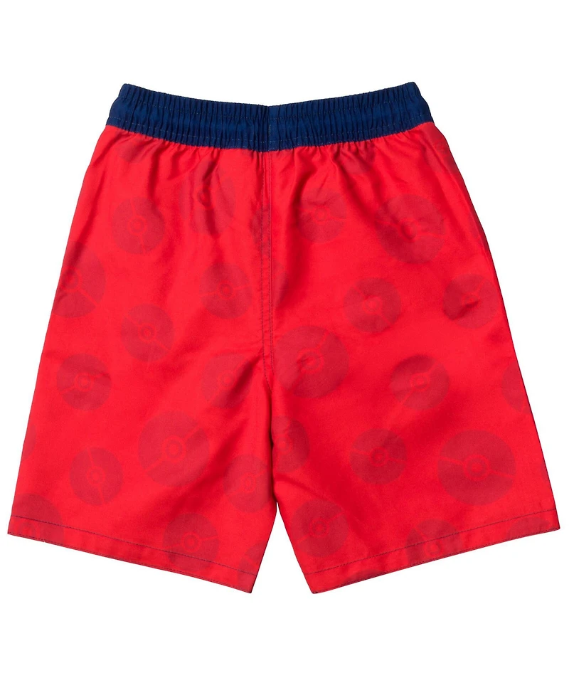 Pokemon Boys Swim Trunks Bathing Suit