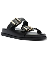 Schutz Women's Blake Sporty Round Toe Flat Sandals