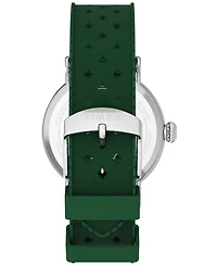 Timex Men's Quartz Analog Green Rubber Watch, 40mm