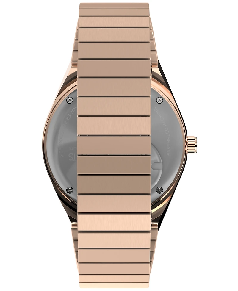 Timex Women's Quartz Analog Rose Gold-Tone Stainless Steel Watch, 36mm